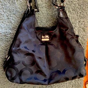 Coach large C monogrammed handbag